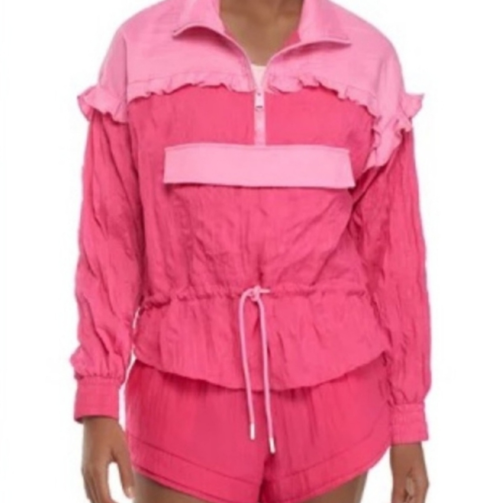 NWOT Free People Movement Let's Go Out Pullover Jacket